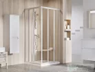 Ravak SUPERNOVA ASRV3+ASRV3 90x90 cm-es tolóajtós,sarokbelépős zuhanykabin,szatén/transparent 15V70UR2Z1SET9090