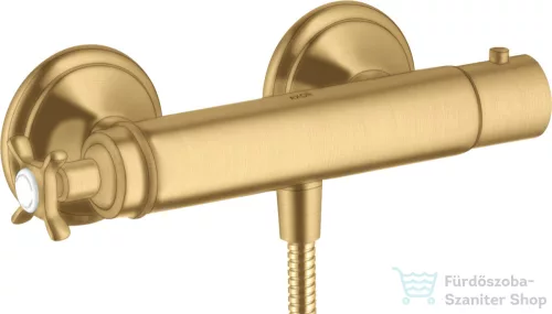 Hansgrohe Axor Montreux termosztátos zuhany csaptelep zuhanyszett nélkül,szálcsiszolt arany hatású 16261250