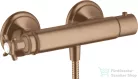 Hansgrohe Axor Montreux termosztátos zuhany csaptelep zuhanyszett nélkül,szálcsiszolt vörös arany hatású 16261310