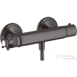   Hansgrohe Axor Montreux termosztátos zuhany csaptelep zuhanyszett nélkül,szálcsiszolt fekete króm 16261340