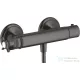Hansgrohe Axor Montreux termosztátos zuhany csaptelep zuhanyszett nélkül,szálcsiszolt fekete króm 16261340