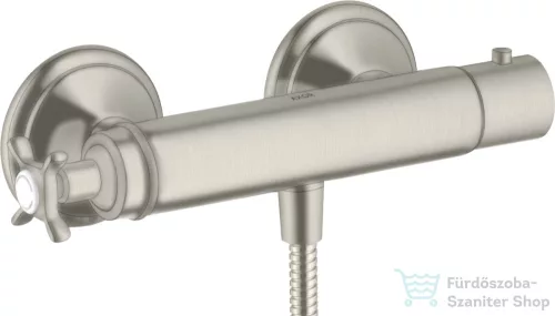 Hansgrohe Axor Montreux termosztátos zuhany csaptelep zuhanyszett nélkül,rozsdamentes acél hatású 16261800