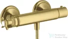 Hansgrohe Axor Montreux termosztátos zuhany csaptelep zuhanyszett nélkül,szálcsiszolt sárgaréz hatású 16261950