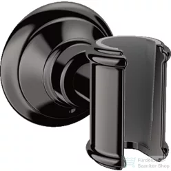   Hansgrohe Axor Montreux zuhanytartó,polírozott fekete króm 16325330