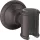 Hansgrohe Axor Montreux zuhanytartó,szálcsiszolt fekete króm 16325340