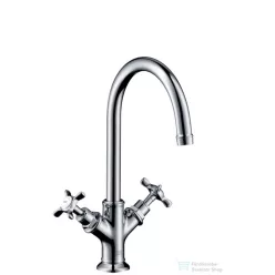   Hansgrohe AXOR MONTREUX kétkaros mosdó csaptelep DN15, automata leeresztővel, króm 16502000