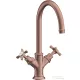 Hansgrohe AXOR MONTREUX kétkaros mosdó csaptelep DN15, automata leeresztővel,szálcsiszolt vörös arany hatású 16502310