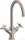 Hansgrohe AXOR MONTREUX kétkaros mosdó csaptelep DN15, automata leeresztővel,rozsdamentes acél hatású 16502800