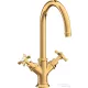 Hansgrohe AXOR MONTREUX kétkaros mosdó csaptelep DN15, automata leeresztővel,polírozott arany hatású 16502990