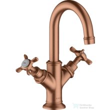   Hansgrohe AXOR MONTREUX kétkaros mosdó csaptelep automata leeresztővel,szálcsiszolt vörös arany hatású 16505310