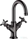 Hansgrohe AXOR MONTREUX kétkaros mosdó csaptelep automata leeresztővel,polírozott fekete króm 16505330