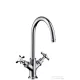 Hansgrohe AXOR MONTREUX kétkaros mosdó csaptelep DN15, nem zárható leeresztővel, króm 16506000