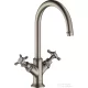 Hansgrohe AXOR MONTREUX kétkaros mosdó csaptelep nem zárható leeresztővel,rozsdamentes acél hatású 16506800