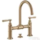 Hansgrohe AXOR MONTREUX felsőhidas mosdó csaptelep automata leeresztővel,szálcsiszolt bronz 16510140