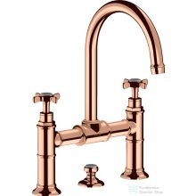   Hansgrohe AXOR MONTREUX felsőhidas mosdó csaptelep automata leeresztővel,polírozott vörös arany hatású 16510300