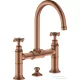 Hansgrohe AXOR MONTREUX felsőhidas mosdó csaptelep automata leeresztővel,szálcsiszolt vörös arany hatású 16510310