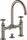 Hansgrohe AXOR MONTREUX felsőhidas mosdó csaptelep automata leeresztővel,rozsdamentes acél hatású 16510800