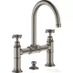Hansgrohe AXOR MONTREUX felsőhidas mosdó csaptelep automata leeresztővel,rozsdamentes acél hatású 16510800