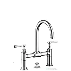   Hansgrohe AXOR MONTREUX kétkaros mosdó csaptelep 220, automata leeresztővel, króm 16511000