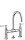 Hansgrohe AXOR MONTREUX kétkaros mosdó csaptelep 220, automata leeresztővel, króm 16511000