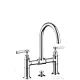 Hansgrohe AXOR MONTREUX kétkaros mosdó csaptelep 220, automata leeresztővel, króm 16511000