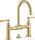 Hansgrohe AXOR MONTREUX 220 kétkaros mosdó csaptelep automata leeresztővel,szálcsiszolt arany hatású 16511250