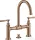 Hansgrohe AXOR MONTREUX 220 kétkaros mosdó csaptelep automata leeresztővel,szálcsiszolt vörös arany hatású 16511310