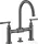 Hansgrohe AXOR MONTREUX 220 kétkaros mosdó csaptelep automata leeresztővel,szálcsiszolt fekete króm 16511340