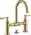 Hansgrohe AXOR MONTREUX 220 kétkaros mosdó csaptelep automata leeresztővel,polírozott arany hatású 16511990