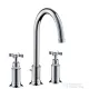 Hansgrohe AXOR MONTREUX 3-lyukú mosdó csaptelep DN15, automata leeresztővel, króm 16513000