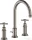 Hansgrohe AXOR MONTREUX 3 üléses mosdó csaptelep DN15, automata leeresztővel,rozsdamentes acél hatású 16513800