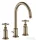 Hansgrohe AXOR MONTREUX 3-lyukú mosdó csaptelep DN15, automata leeresztővel, szálcsiszolt nikkel 16513820