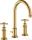 Hansgrohe AXOR MONTREUX 3 üléses mosdó csaptelep DN15, automata leeresztővel,szálcsiszolt sárgaréz hatású 16513950