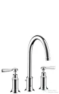 Hansgrohe AXOR MONTREUX 180 3 üléses mosdó csaptelep automata leeresztővel, króm 16514000