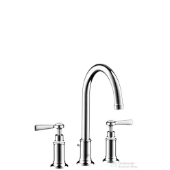  Hansgrohe AXOR MONTREUX 180 3 üléses mosdó csaptelep automata leeresztővel, króm 16514000