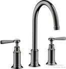 Hansgrohe AXOR MONTREUX 180 3 üléses mosdó csaptelep automata leeresztővel,polírozott fekete króm 16514330