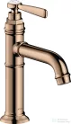 Hansgrohe AXOR MONTREUX 100 mosdó csaptelep nem zárható leeresztővel,polírozott vörös arany hatású 16516300