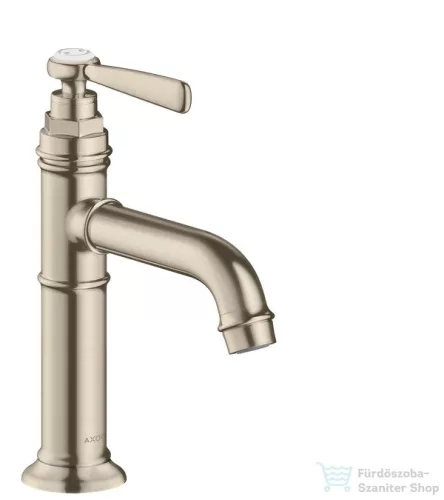 Hansgrohe AXOR MONTREUX mosdó csaptelep 100, nem zárható leeresztővel, szálcsiszolt nikkel 16516820