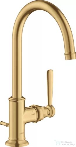 Hansgrohe AXOR MONTREUX 210 mosdó csaptelep automata leeresztővel,szálcsiszolt arany hatású 16517250