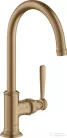 Hansgrohe AXOR MONTREUX 210 mosdó csaptelep nem zárható leeresztővel,szálcsiszolt bronz 16518140