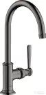 Hansgrohe AXOR MONTREUX 210 mosdó csaptelep nem zárható leeresztővel,polírozott fekete króm 16518330