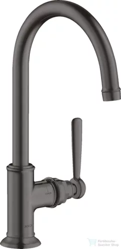 Hansgrohe AXOR MONTREUX 210 mosdó csaptelep nem zárható leeresztővel,szálcsiszolt fekete króm 16518340