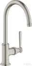 Hansgrohe AXOR MONTREUX 210 mosdó csaptelep nem zárható leeresztővel,rozsdamentes acél hatású 16518800