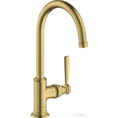 Hansgrohe AXOR MONTREUX 210 mosdó csaptelep nem zárható leeresztővel,szálcsiszolt sárgaréz hatású 16518950