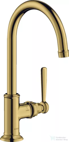 Hansgrohe AXOR MONTREUX 210 mosdó csaptelep nem zárható leeresztővel,polírozott arany hatású 16518990