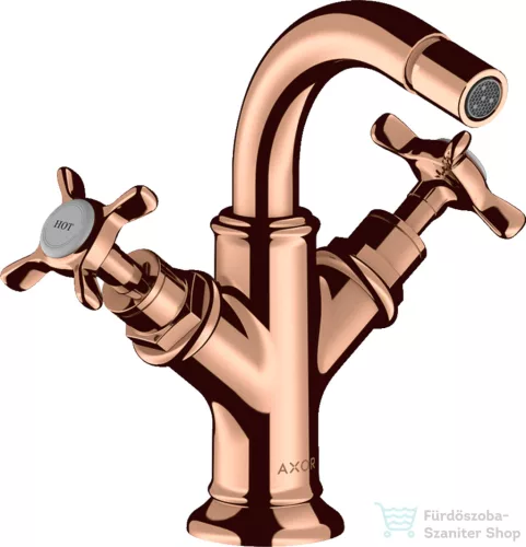 Hansgrohe Axor Montreux kétkaros bidé csaptelep automata leeresztővel,polírozott vörös arany hatású 16520300