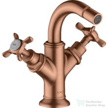   Hansgrohe Axor Montreux kétkaros bidé csaptelep automata leeresztővel,szálcsiszolt vörös arany hatású 16520310