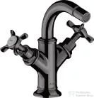 Hansgrohe Axor Montreux kétkaros bidé csaptelep automata leeresztővel,polírozott fekete króm 16520330