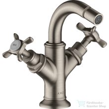   Hansgrohe Axor Montreux kétkaros bidé csaptelep automata leeresztővel,rozsdamentes acél hatású 16520800