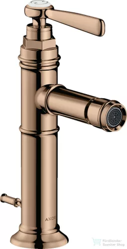 Hansgrohe Axor Montreux 100 bidé csaptelep automata leeresztővel,polírozott vörös arany hatású 16526300